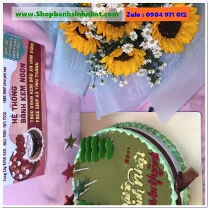Combo Bánh Kem & Hoa Tươi - MM100